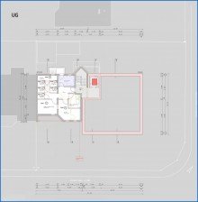 Grundriss UG VK-START: KFW 40 Plus - Attraktive 4,5 Zi.-Whg. im OG, Balkon, Aufzug, W�rmepumpe, FB-Hzg., PV, etc.