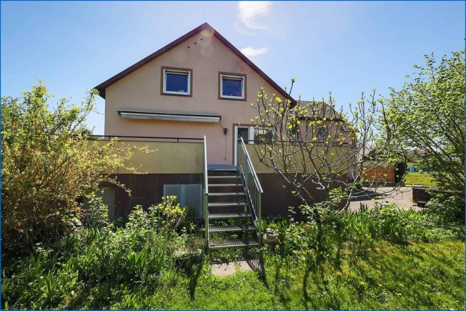 Ansicht Garten/Terrasse Etagenwohnung Gaienhofen