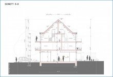 D-D Schnitt VK-START: KFW 55 - Attraktive 3,5 Zi. Wohnung im OG, Balkon, Aufzug, W�rmepumpe, FB-Hzg. PV, etc
