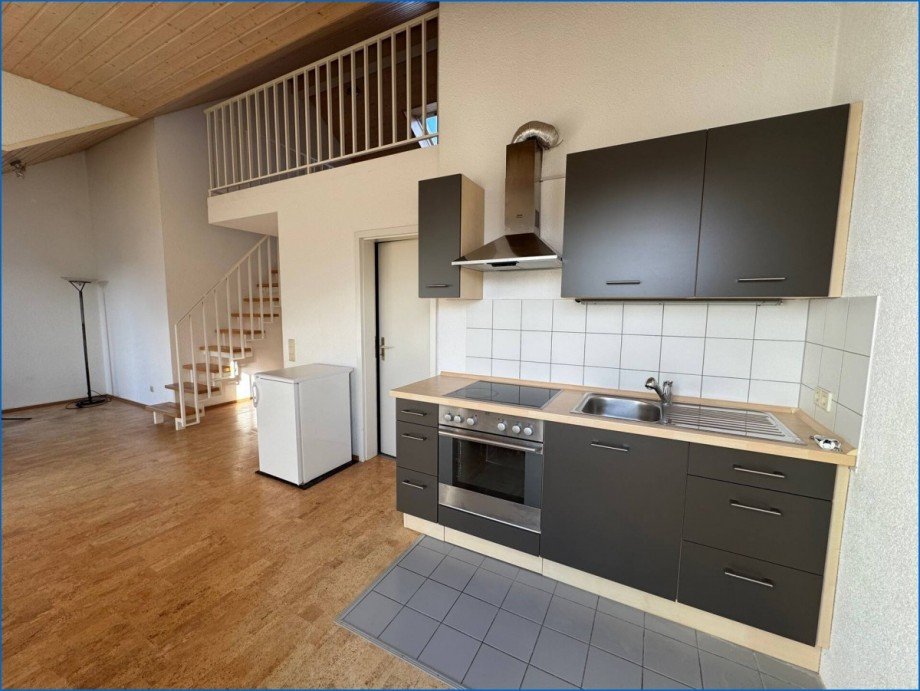 Einbauk�che Dachgeschosswohnung Singen am Hohentwiel