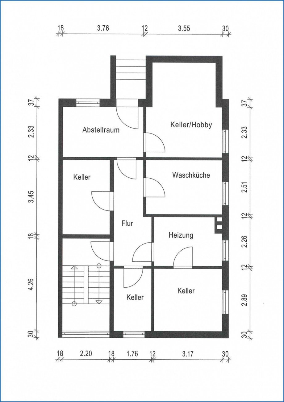 01_KG Grundriss Doppelhaush�lfte Radolfzell am Bodensee