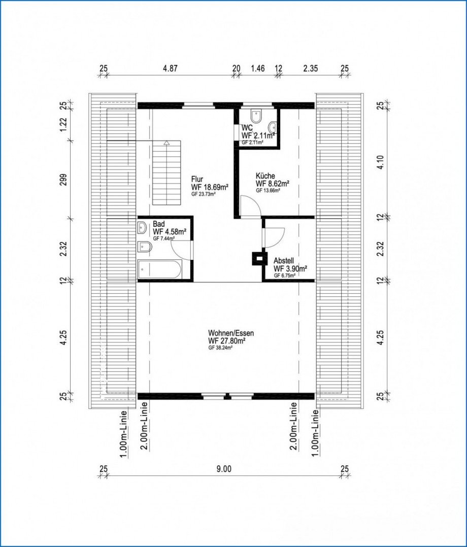 DG Grundriss Einfamilienhaus Singen