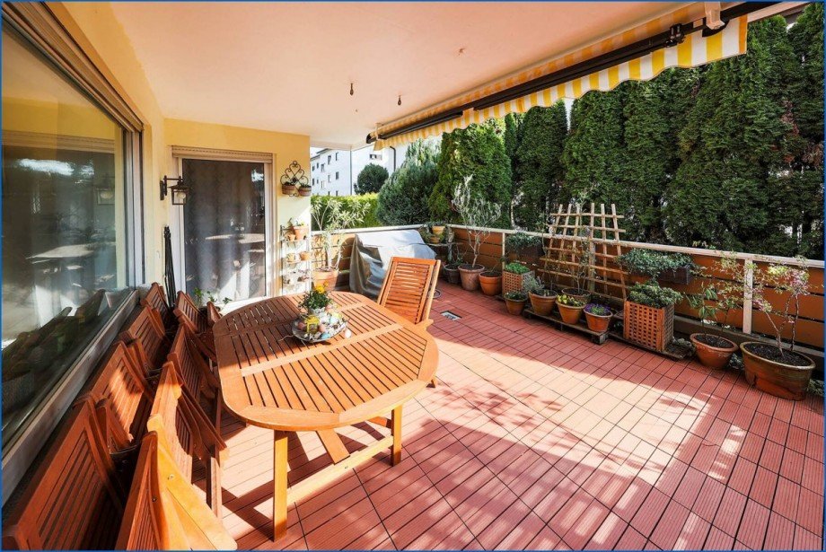 Balkonterrasse Erdgeschosswohnung Singen am Hohentwiel