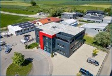 Ansicht Geb�ude von oben B�ro - Praxis - Workspace - Schulung - Produktion - Lager    / 
    EG und 1. OG