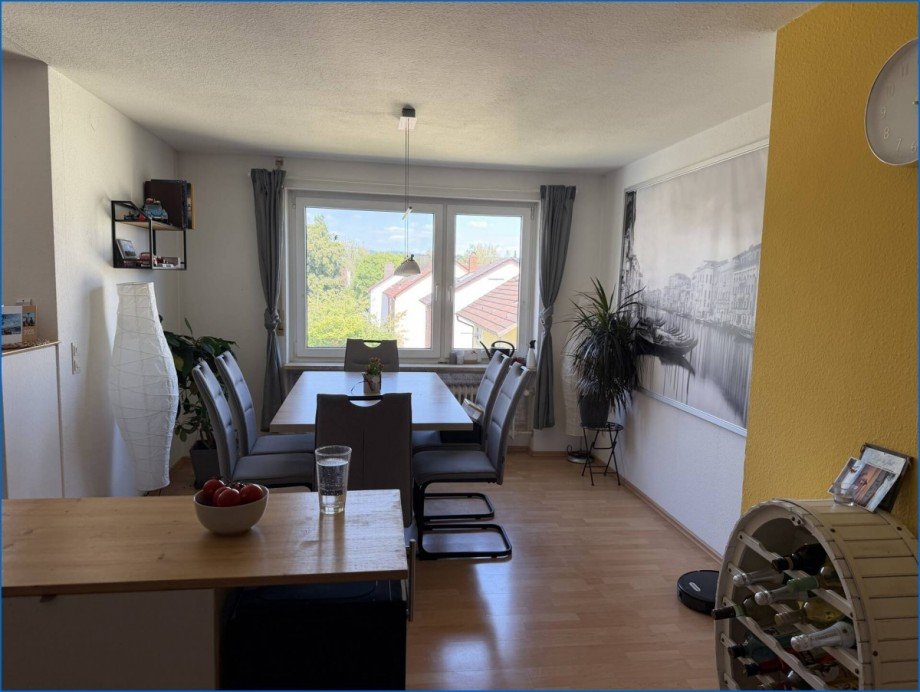 Wohnzimmer Dachgeschosswohnung Radolfzell am Bodensee