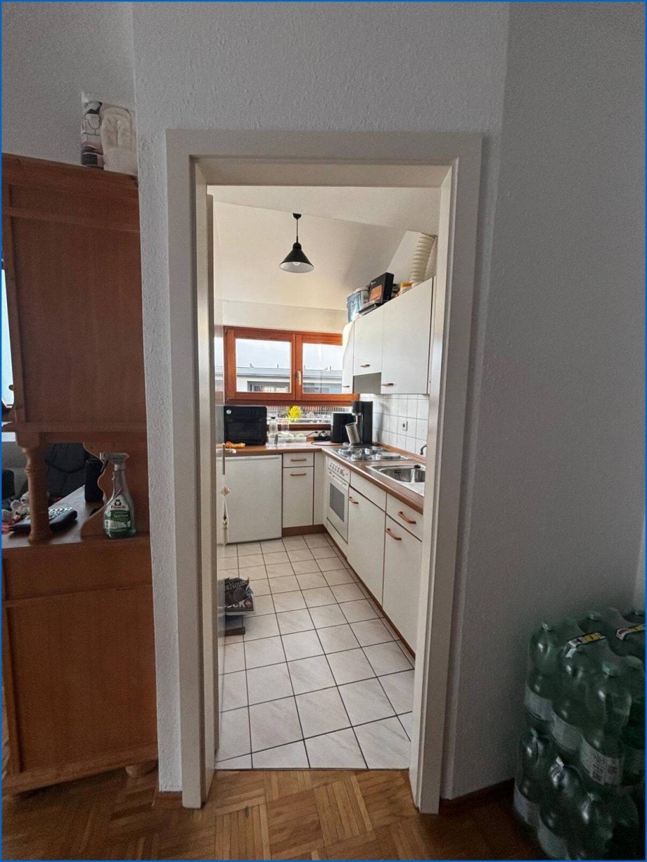 Blick in K�che Dachgeschosswohnung Meersburg