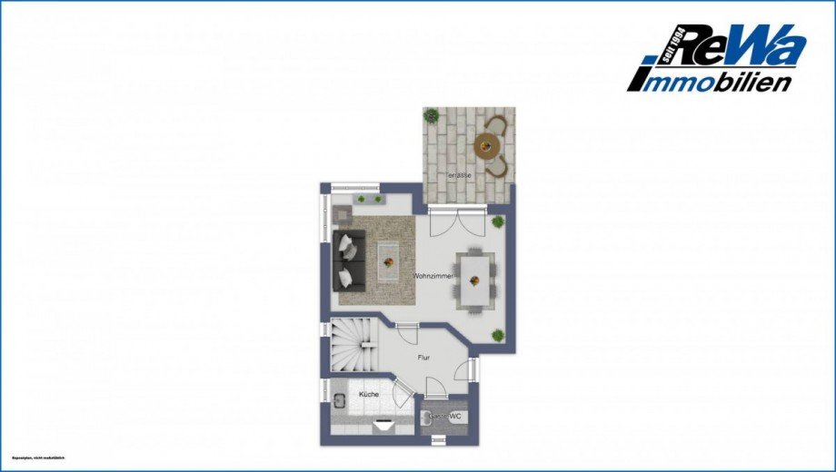 Grundriss EG Maisonettewohnung Radolfzell am Bodensee / B�hringen