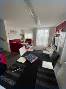 Wohnzimmer Sch�ne DHH mit viel Platz und Einzel-Garage in ruhiger Lage - aktuell vermietet!