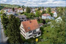 Luftbild Singen-Nord, villenartiges Anwesen mit gro�em, idyllischen Grundst�ck in bester Lage!