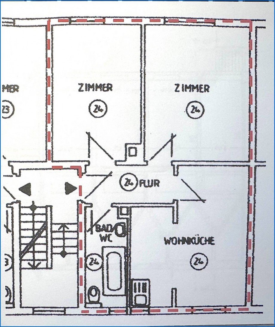 Grundriss Etagenwohnung Singen / Hohentwiel