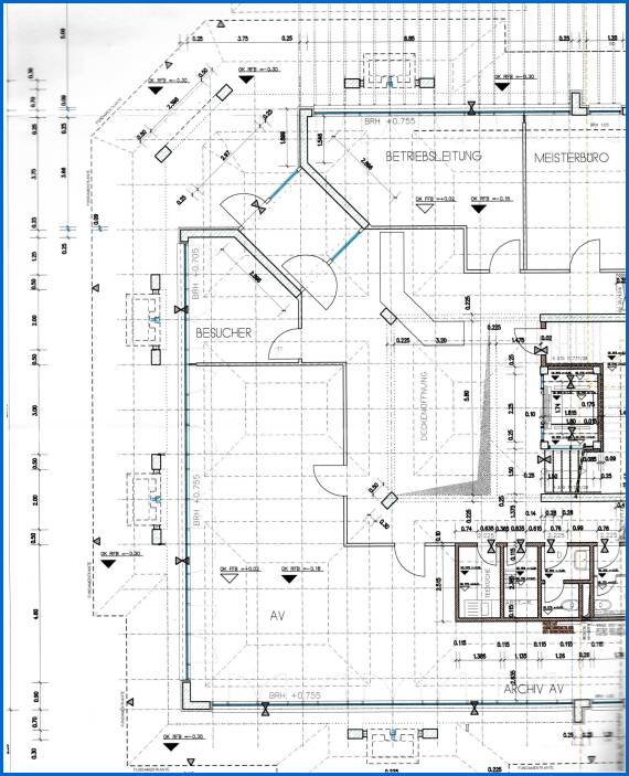 Grundriss B�rohaus EG B�ro / Praxis Radolfzell am Bodensee