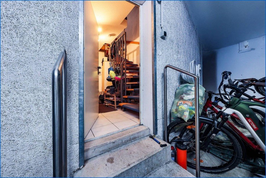 Zugang Haus von Garage Reihenmittelhaus Konstanz