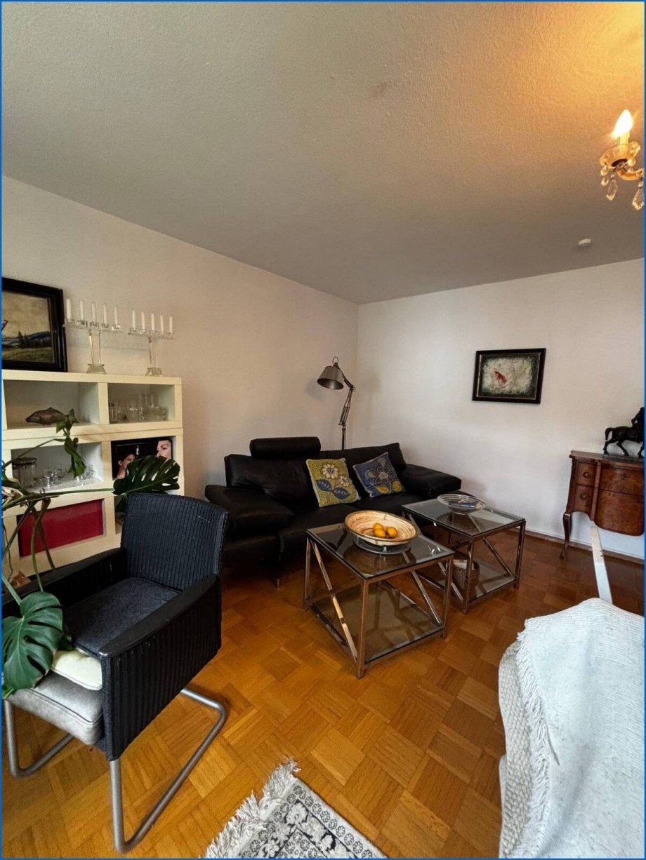 Wohnzimmerbereich Erdgeschosswohnung Bodman-Ludwigshafen