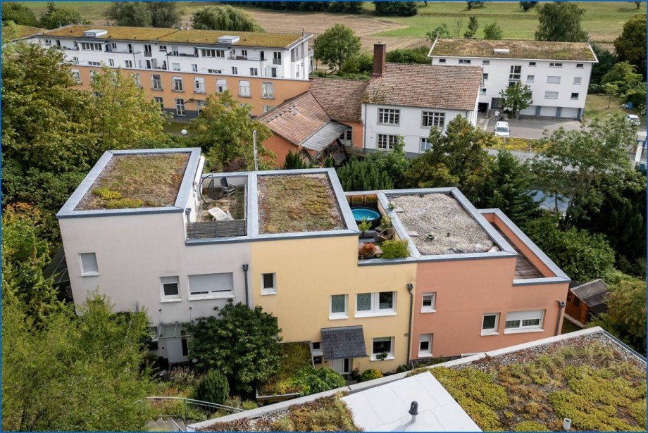 Drohne Reihenmittelhaus Rielasingen-Worblingen / Worblingen