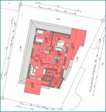 Grundriss Penthouse Neubau Radolfzell: stadtnahe 3,5 Zi.-PENTHOUSE-Wohnung mit Dachterrasse und Aufzug, nur 5 Einheiten!