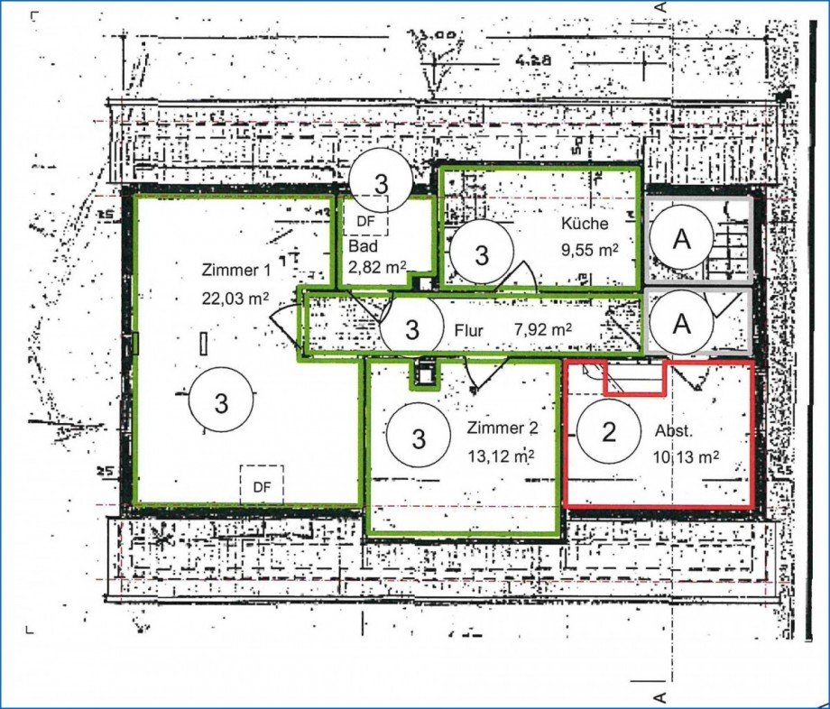 Grundriss DG, Wohnung Nr. 3 Dachgeschosswohnung Radolfzell am Bodensee