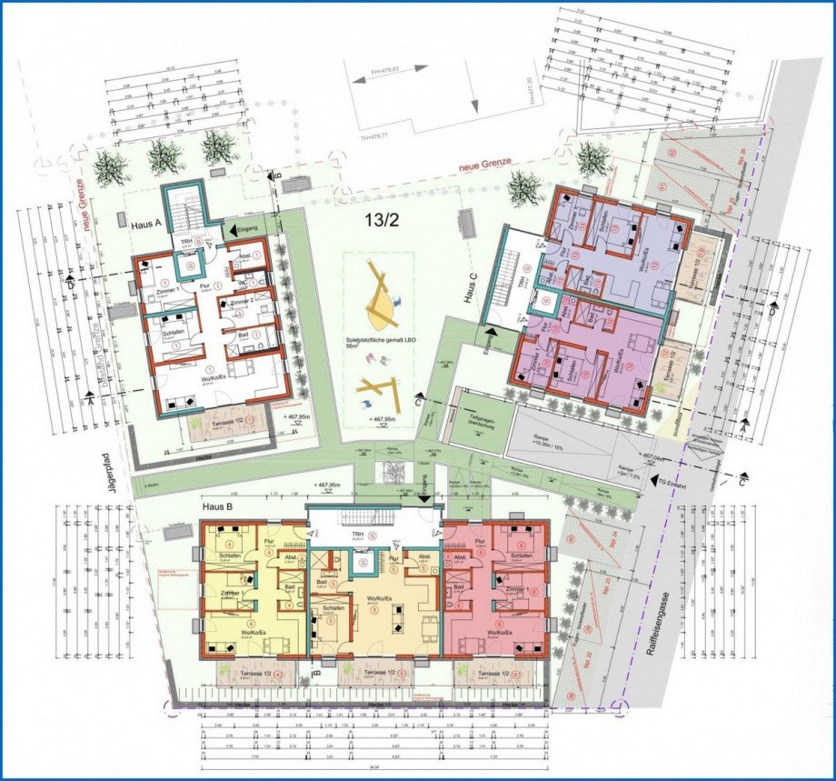 EG Grundriss Etagenwohnung Radolfzell am Bodensee / G�ttingen