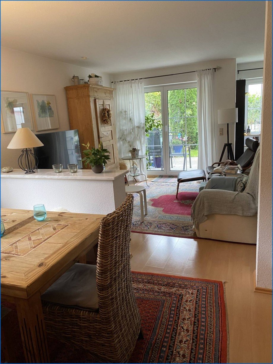 Blick ins Wohnzimmer Doppelhaush�lfte Sigmaringen