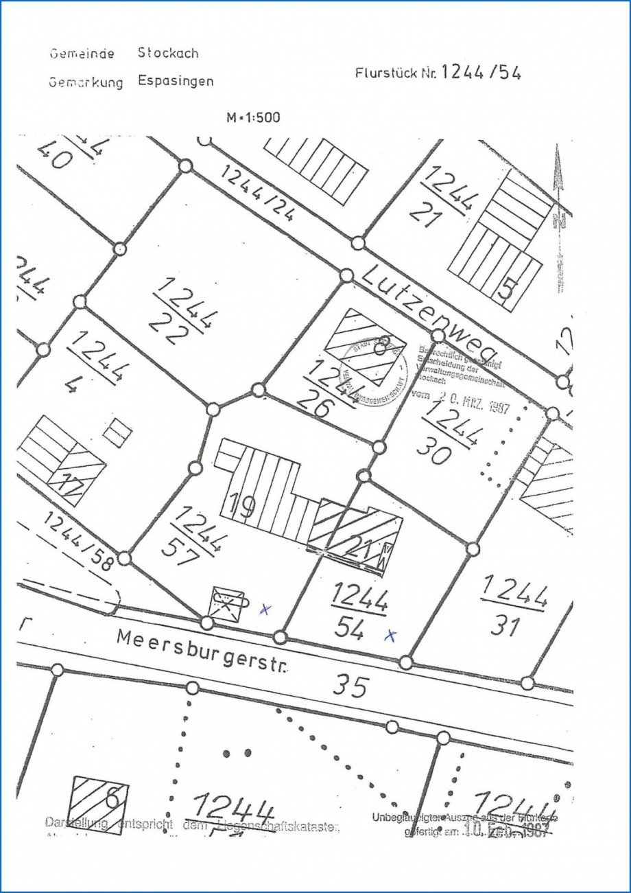 Lageplan Industrieanlagen Stockach / Espasingen