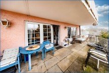 Terrasse1 BEZUGSFREIE 3,5-Zi.-ETW in Hegne m. Blick auf Untersee u. Reichenau, 2 x Terrassen, 2 x B�der!