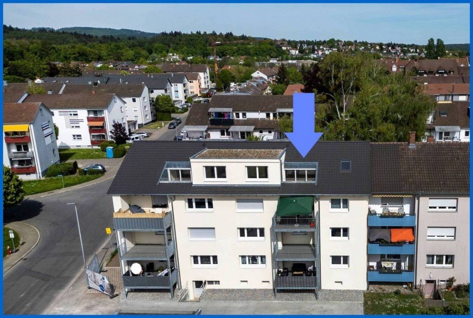 Westansicht Etagenwohnung Radolfzell am Bodensee