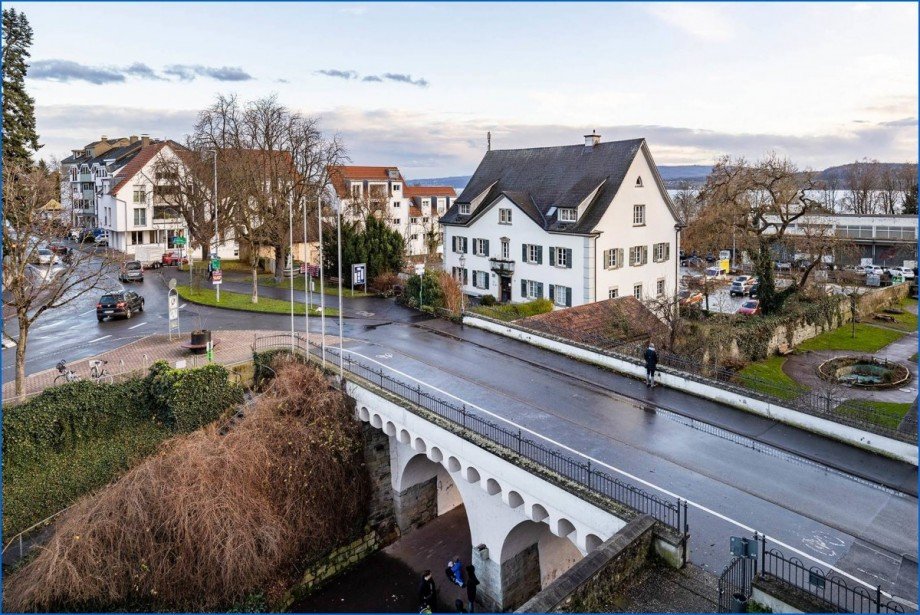 Balkon Blick 2 Etagenwohnung Radolfzell am Bodensee