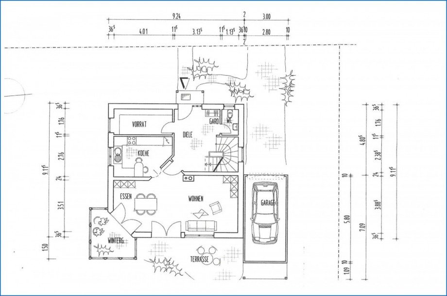 EG Grundriss Einfamilienhaus Eigeltingen