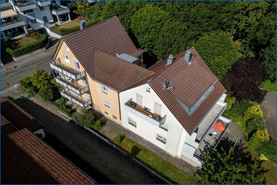Haus 18 und 18a, Luftbild Erdgeschosswohnung �berlingen am See