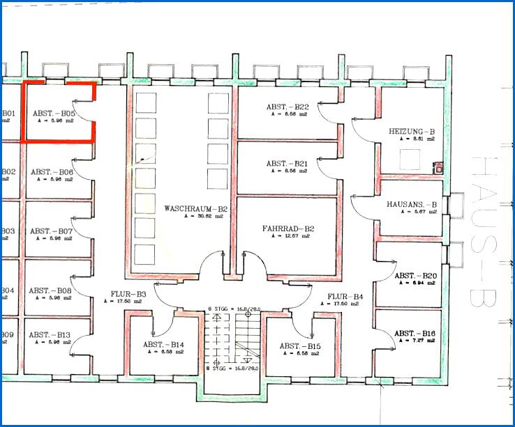 Grundriss, KG Erdgeschosswohnung Radolfzell am Bodensee