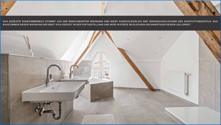 Badezimmer Dachgeschosswohnung Radolfzell am Bodensee