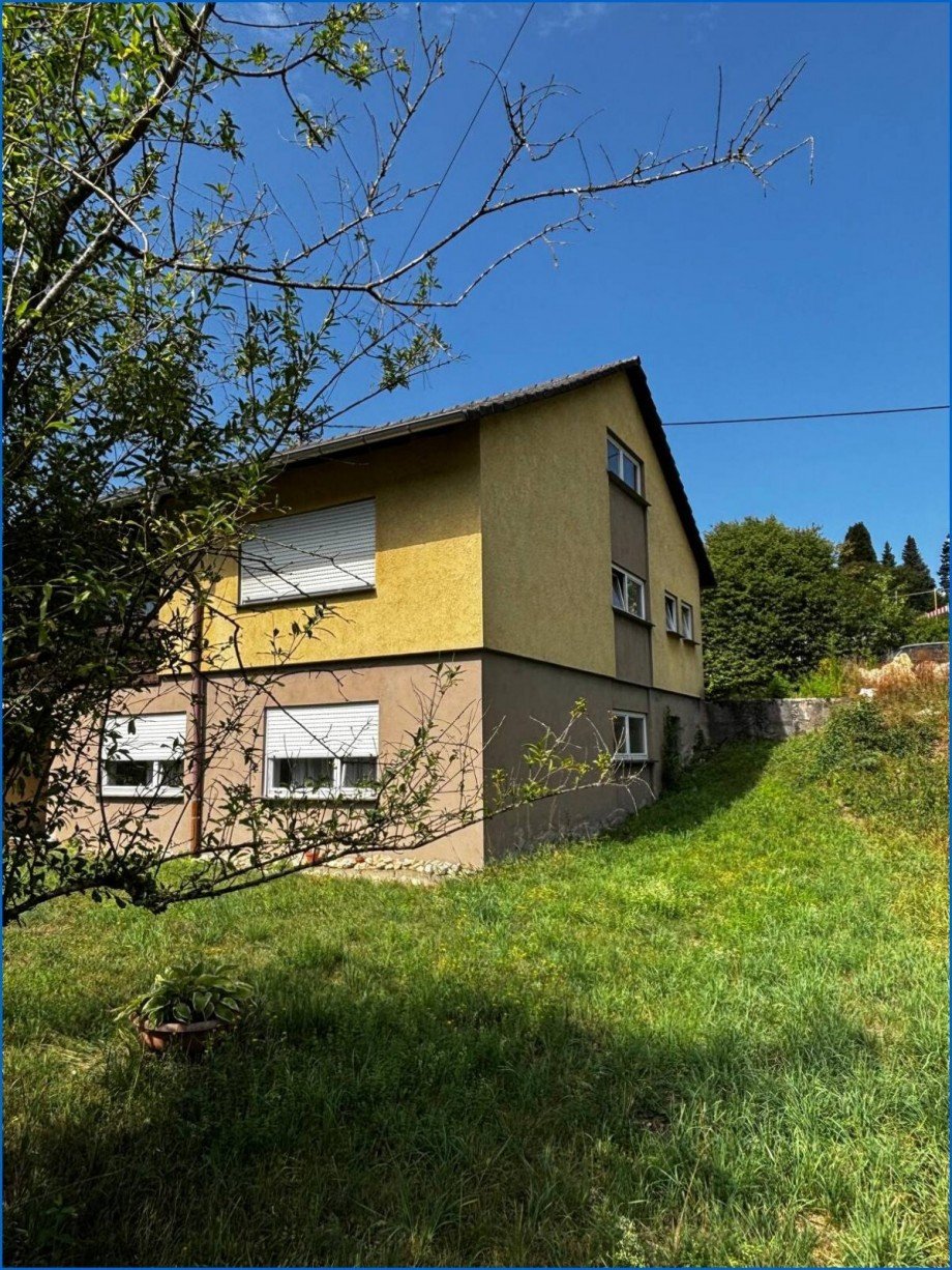 Ansicht hinten rechte Seite Einfamilienhaus Stockach