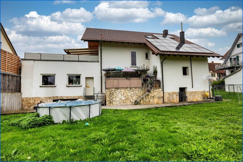 Ansicht Hinten Zweifamilienhaus Tengen / B��lingen