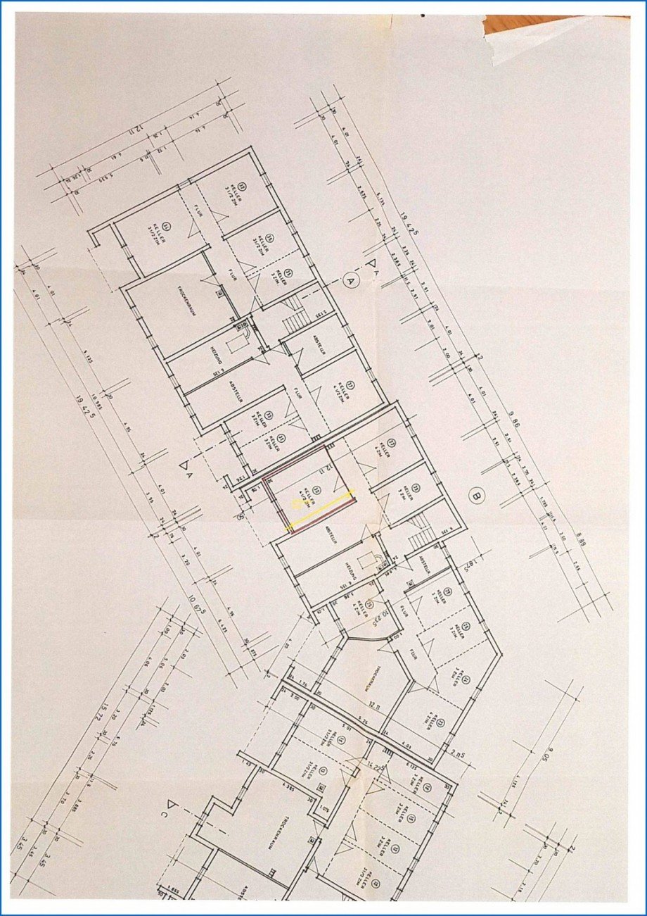 Gundriss Keller Nr. 30 Etagenwohnung Radolfzell am Bodensee