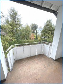 Blick Balkon OG vorn KN-Staad - 3 Zi. Wohnung (1.OG) mit 2 Balkonen, in sch�ner ruhiger Lage-BEZUGSFREI !!