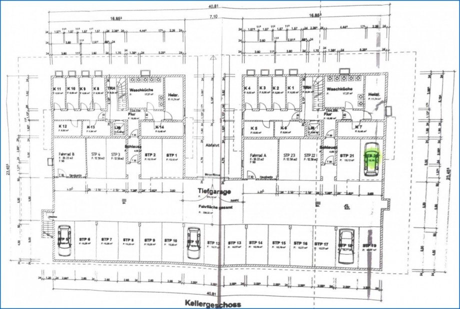 Tiefgaragenstellpaltz Etagenwohnung Radolfzell am Bodensee