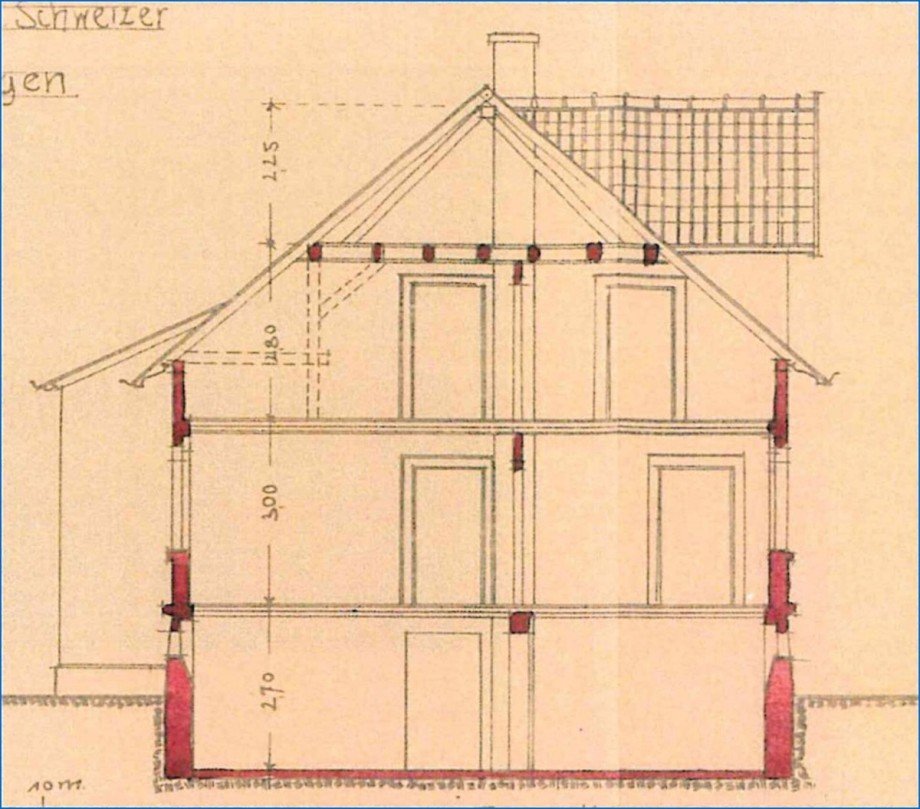 Grundriss Schnitt Nr.5 Einfamilienhaus Singen am Hohentwiel