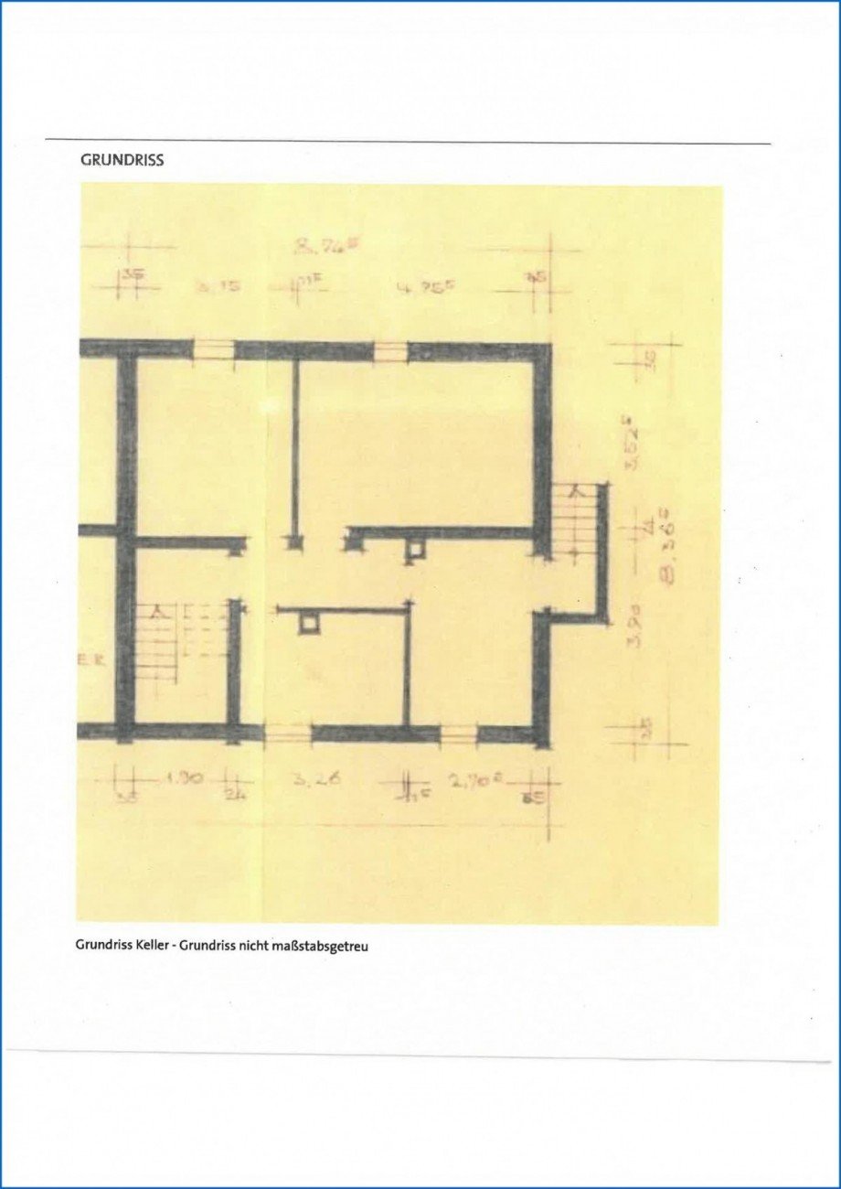 Grundriss Keller Mehrfamilienhaus Radolfzell am Bodensee