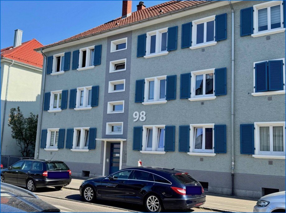 Stra�enansicht Etagenwohnung Singen / Hohentwiel