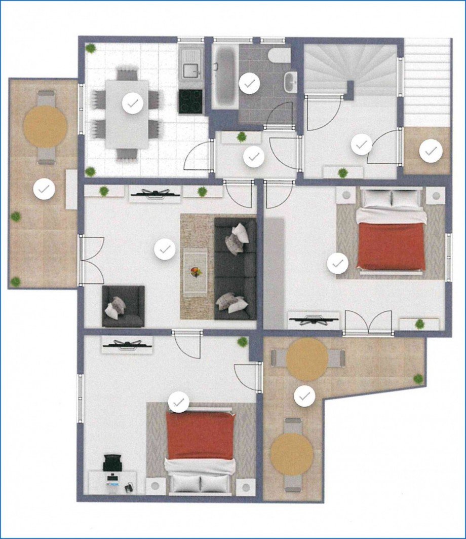 Grundriss EG Whg.1 Erdgeschosswohnung �berlingen am See