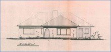 Ansicht S�den Sch�ner Bungalow mit ELW auf gro�em Grundst�ck, moderne W�rmepumpe und bereits energetisch ged�mmt .