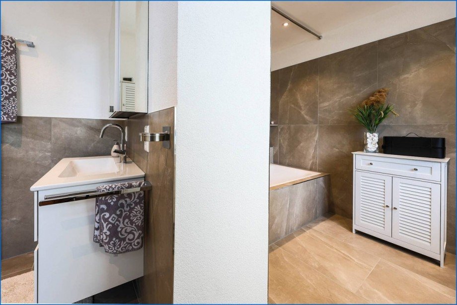 Badezimmer 2 Etagenwohnung Radolfzell am Bodensee