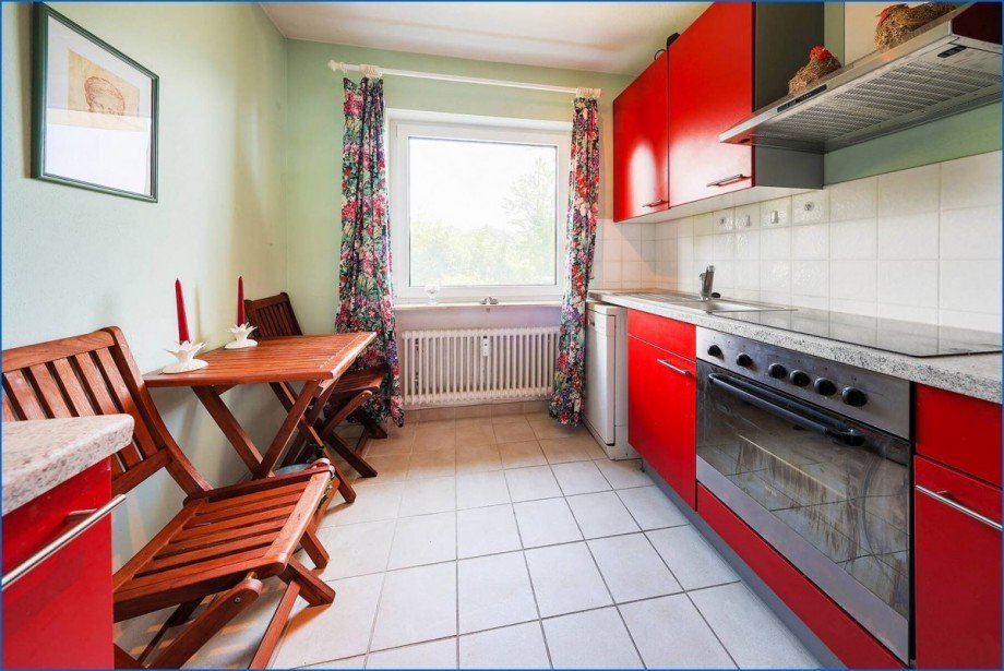 K�che mit Sitzplatz Erdgeschosswohnung Meersburg