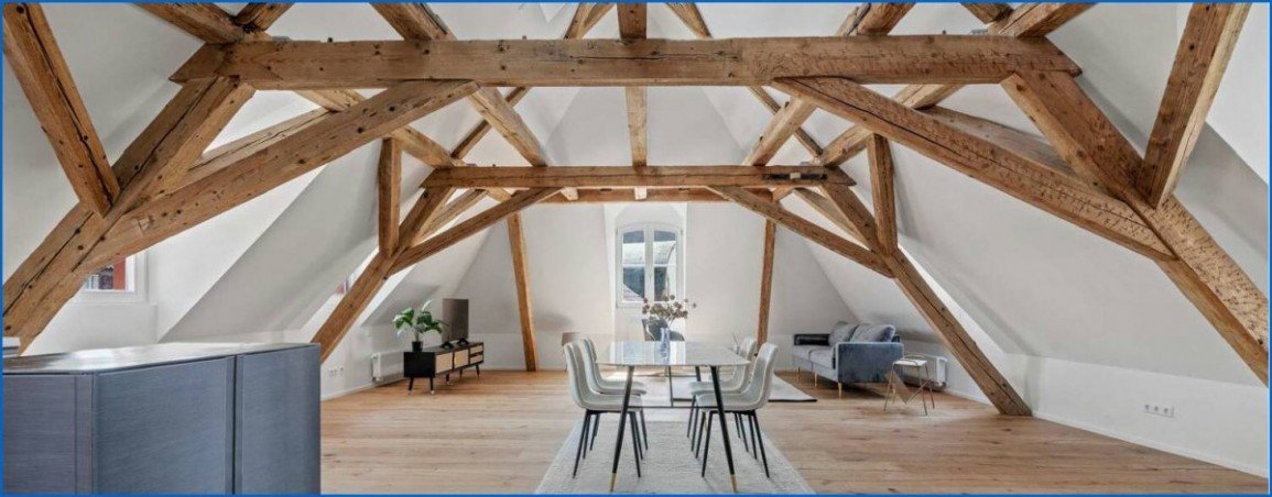 K�che/Esszimmer Dachgeschosswohnung Radolfzell am Bodensee
