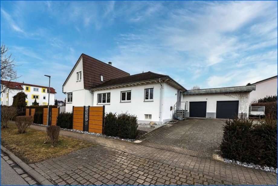 Ansicht seitlich Einfamilienhaus Orsingen-Nenzingen