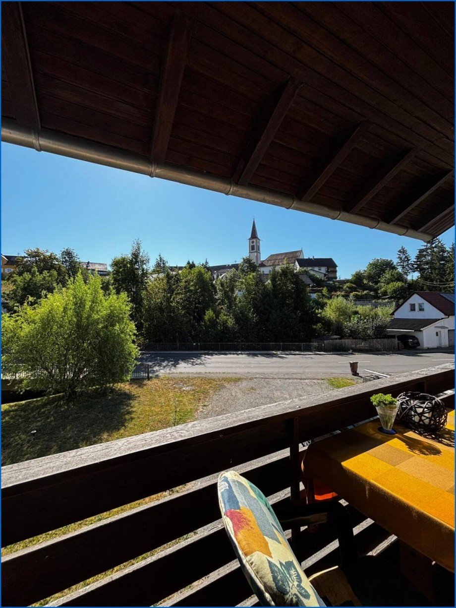 Blick vom Balkon Einfamilienhaus Stockach