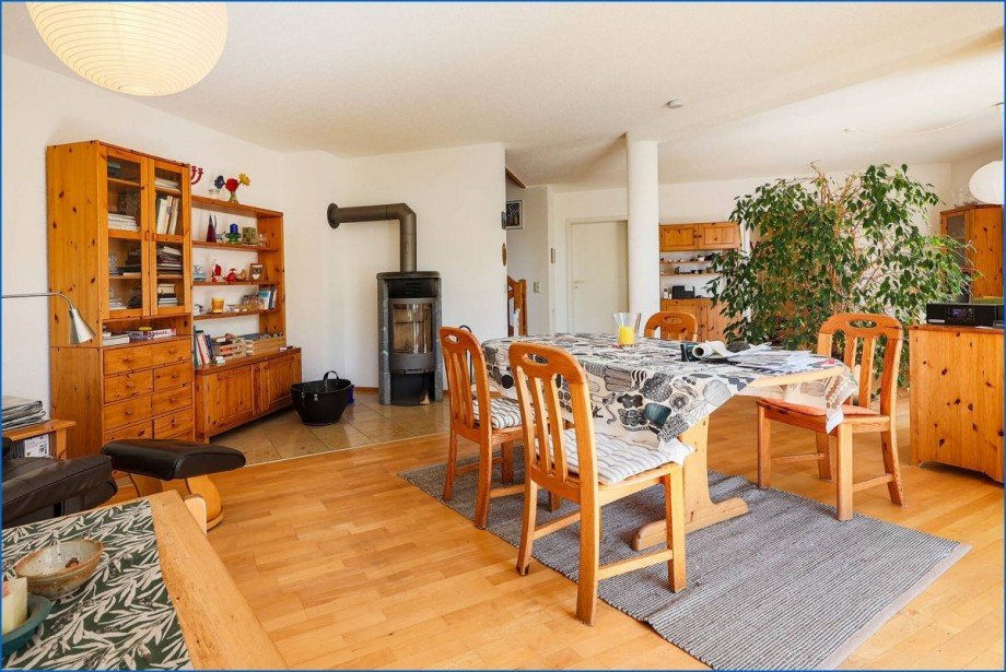 Blick Essen Doppelhaush�lfte Radolfzell am Bodensee