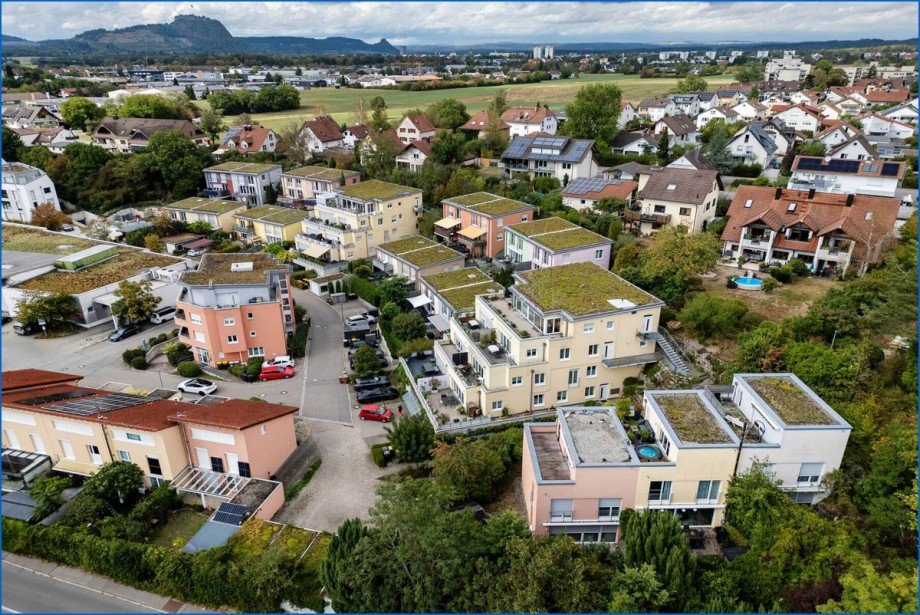 Drohne Reihenmittelhaus Rielasingen-Worblingen / Worblingen