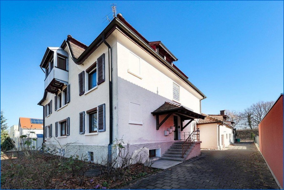 Ansicht seitlich Mehrfamilienhaus Radolfzell am Bodensee