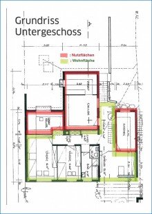 UG Grundriss Bezugsfreies, gro�z�giges Wohnhaus in ruhiger Waldrandlage von Singen mit Doppelgarage.