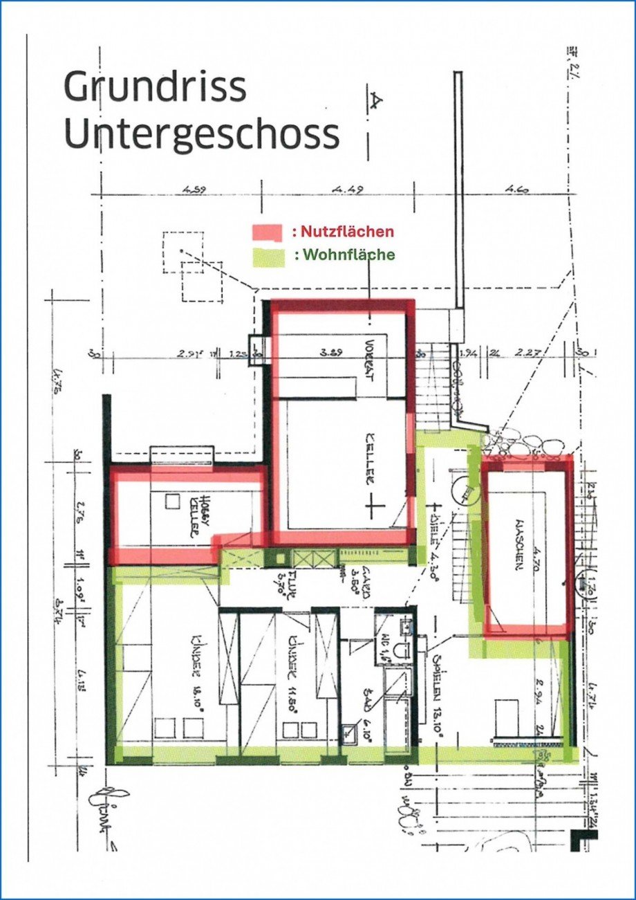 UG Grundriss Einfamilienhaus Singen am Hohentwiel